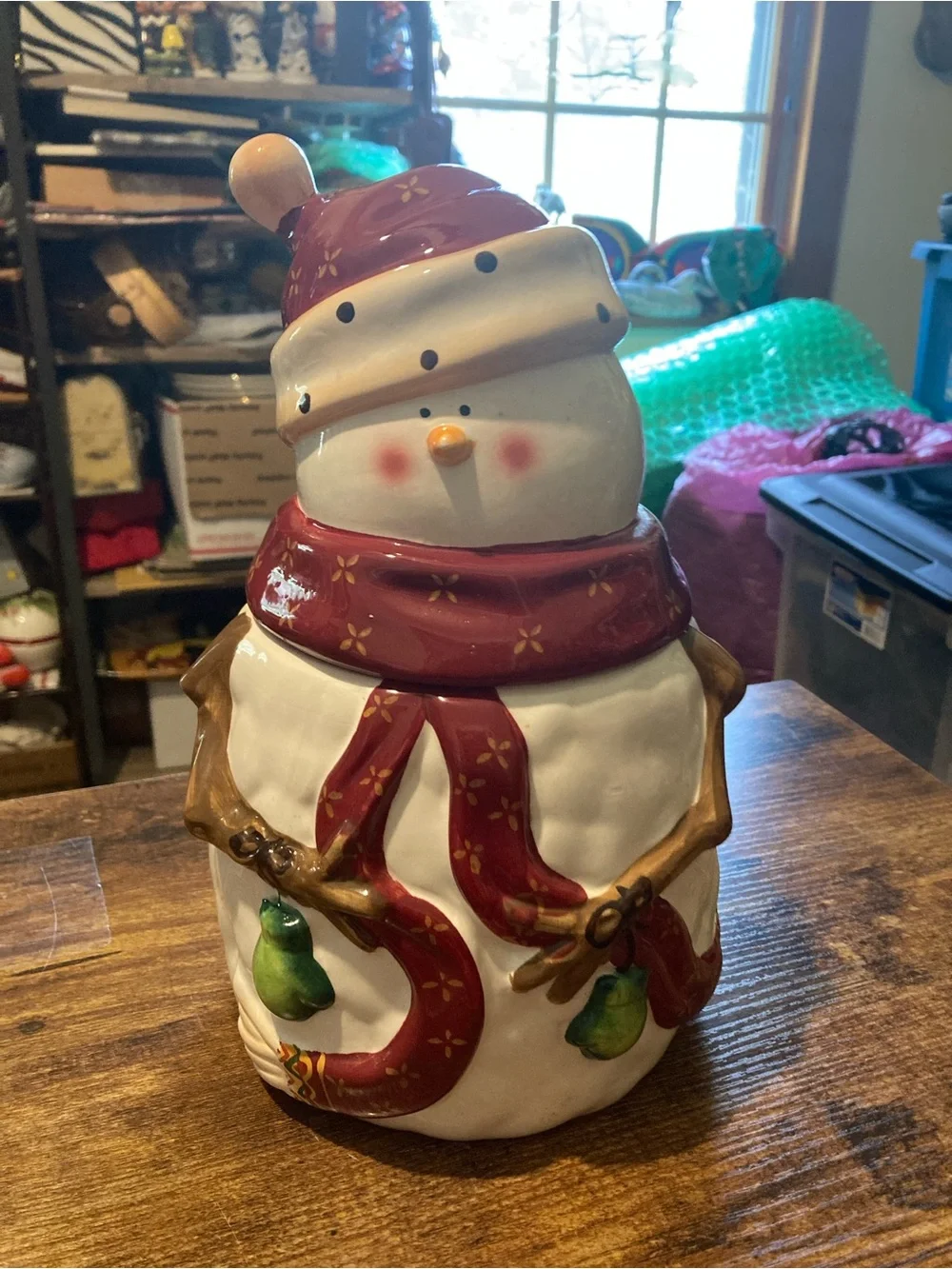 Nonni's snowman cookie jar - Picture 1 of 8
